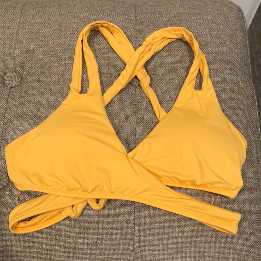 Convertible Split Strap Swimsuit Top